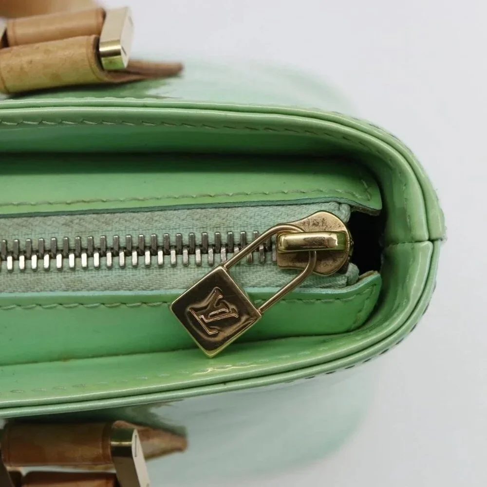 LOUIS VUITTON Monogram Vernis Houston Hand Bag Peppermint - Picture 11 of 15